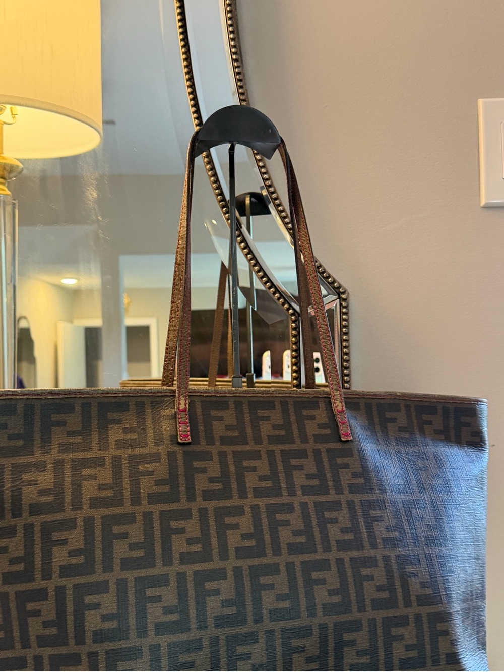 Fendi EUC Monogram Satchel Tote Bag - Picture 10 of 13